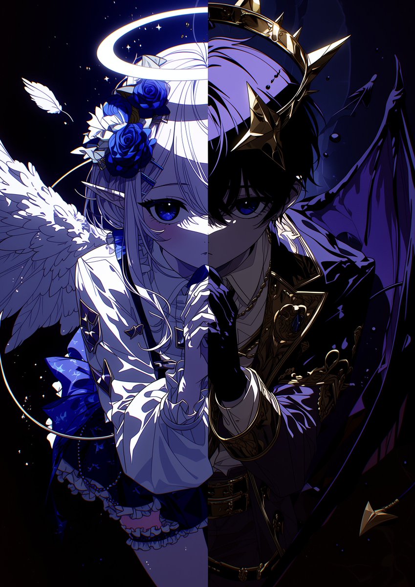 Post by ゆず on X: 👼と😈