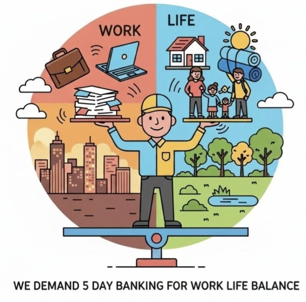 #Implement5DayBanking
Stop the mistreatment of bank staff. We equally deserve time to unwind and care for our families. We are demanding a five-day banking system.