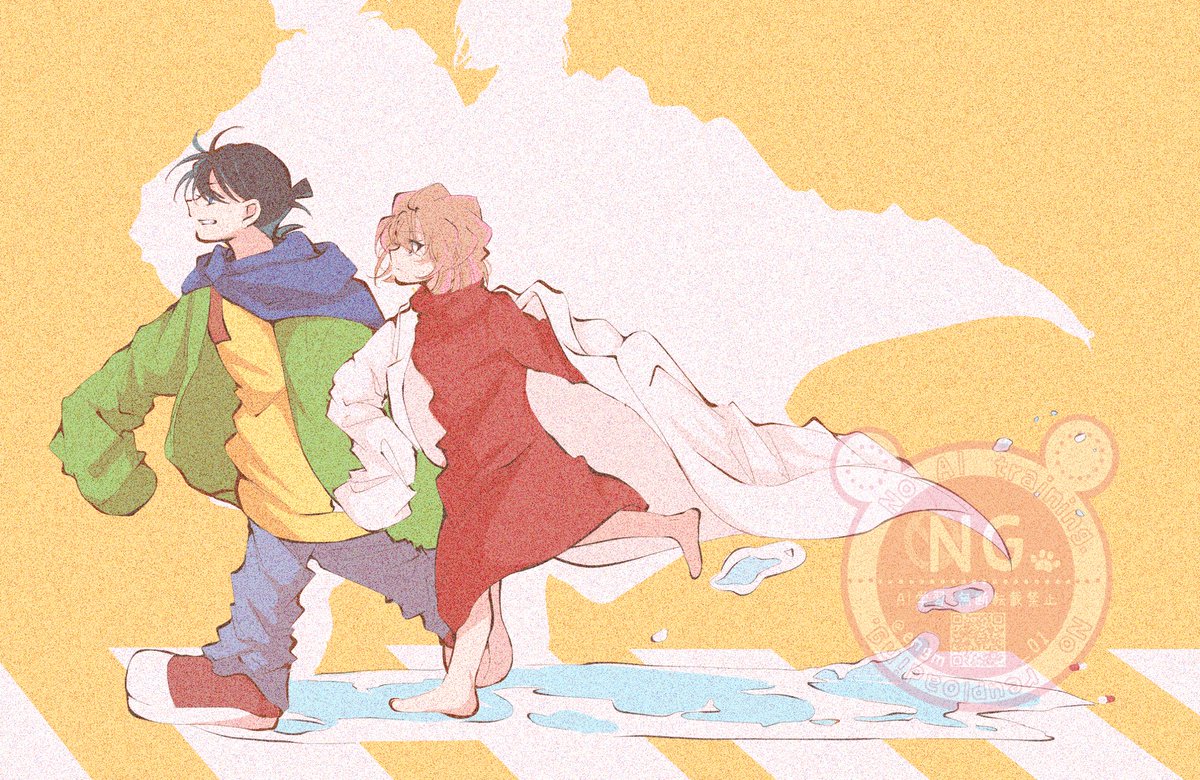 お題は「走り続ける」のコ哀でした！🏃‍♂️
遅刻ですみません……今年もよろしくお願いいたします！
 #コ哀4CPワンドロワンライ