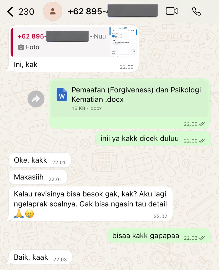 studilance's tweet image. [ TESTI #jokidistudilance ]

Joki tugas UAS psikologi kematian, pemaafan &amp;amp; psikologi agama

✅ Fee nego sampe cocok budget 
✅ Payment akhir
✅Free revisi 

+ ramahh ga galakkk😍 

#jokitugas #zonauang #zonajajanᅠᅠ #infojoki #jokitugasmurah