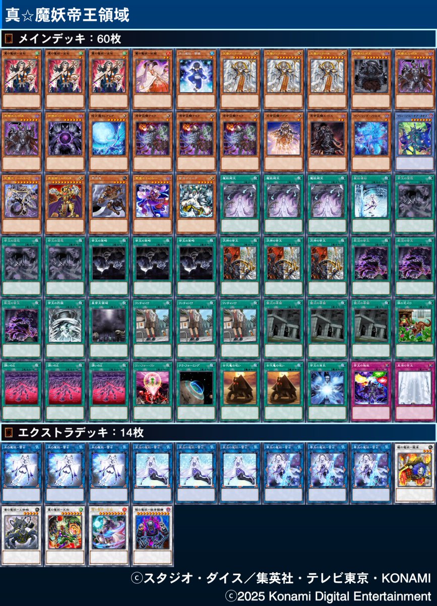 Andromeda7230's tweet image. #遊戯王ニューロン
neuron.konami.net/link/nami6w6s4…
#DBASE対戦会
今回はこちらのデッキで参加しました！呪眼大逆転クイズは一度も成功できませんでしたが色々皆さんに相談にのってもらって改良の余地が見えました！あとは前使ったデッキとそれほど変わってません。皆さん対戦ありがとうございました！！！！