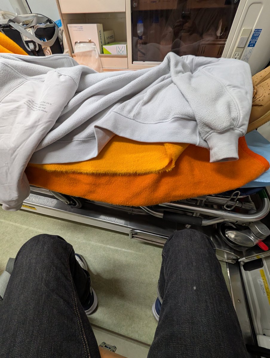 救急車同行なう💦
人生2回目💦

心配すぎる💦