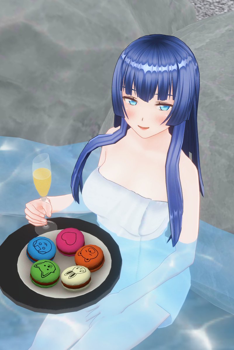 hinoaka321's tweet image. 温泉鏡花

鏡花「いい湯加減です」

#カスタムキャスト