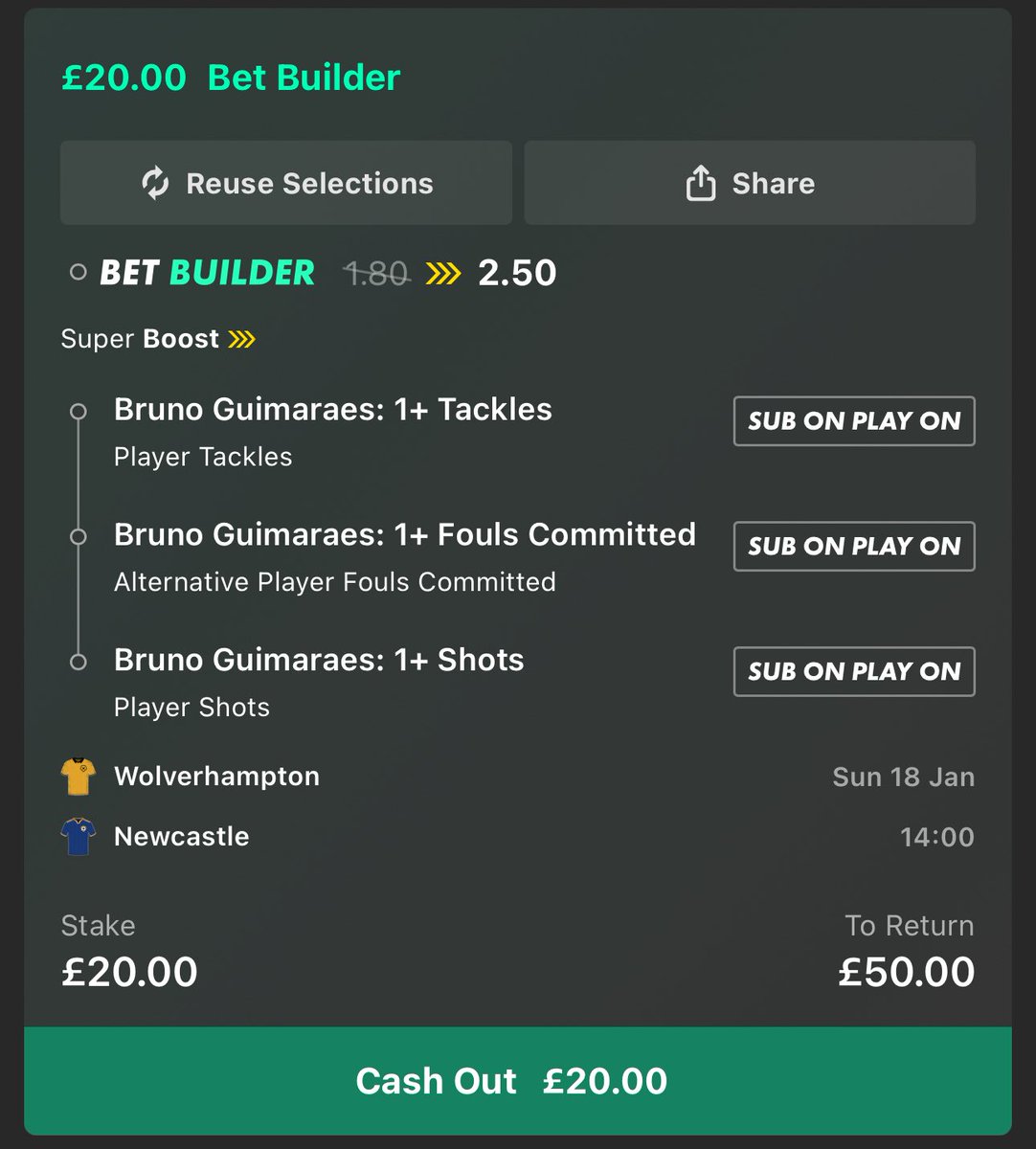 LordFootyTips's tweet image. 😍 £50 CASH GIVEAWAY! 

If the Wolves v Newcastle super boost wins on bet365 , I’ll giveaway… 

£25 to someone who LIKES ❤️ this
£25 to someone who RTs 🔁 this
Must FOLLOW @LordFootyTips