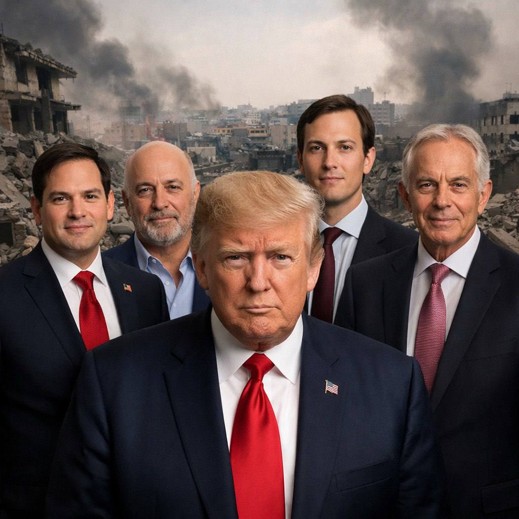 Bdía,
Ironías históricas.
Tony Blair (un especulador de la guerra) en el comité ejecutivo que supervisará los negocios con Gaza.
Gente con poder pero sin conciencia.
#Vergüenza
El pueblo palestino no se merece tanto sufrimiento.
El #genocidio continúa.
#NeverStopTalkingAboutGaza