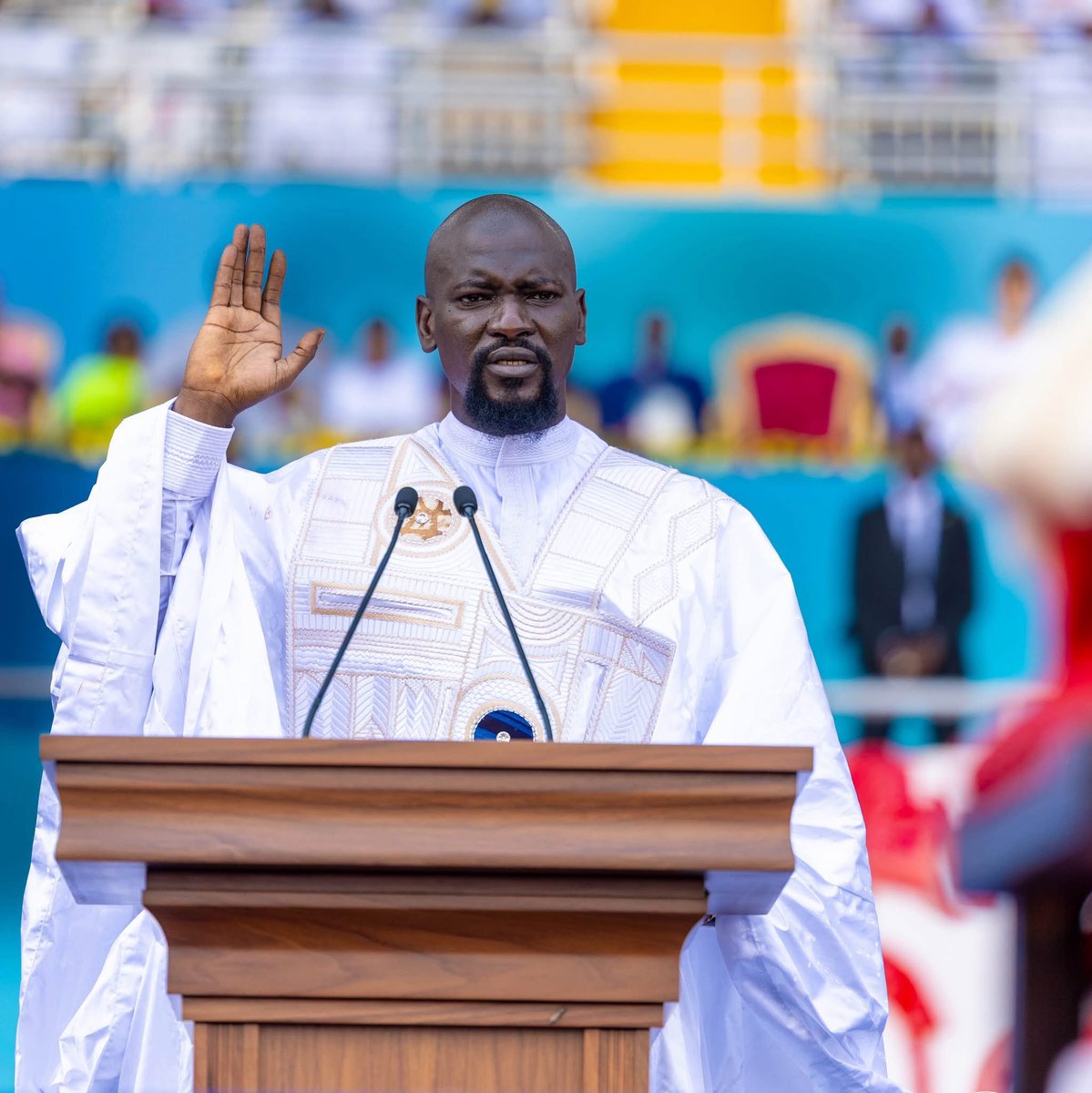 LamineGuirassy's tweet image. Félicitations au Président Mamadi Doumbouya à l’occasion de son investiture.

Puisse cette nouvelle étape de l’histoire guinéenne s’inscrire sous le sceau de l’unité nationale, de la justice et du respect des droits fondamentaux, en particulier la liberté de la presse, pilier…