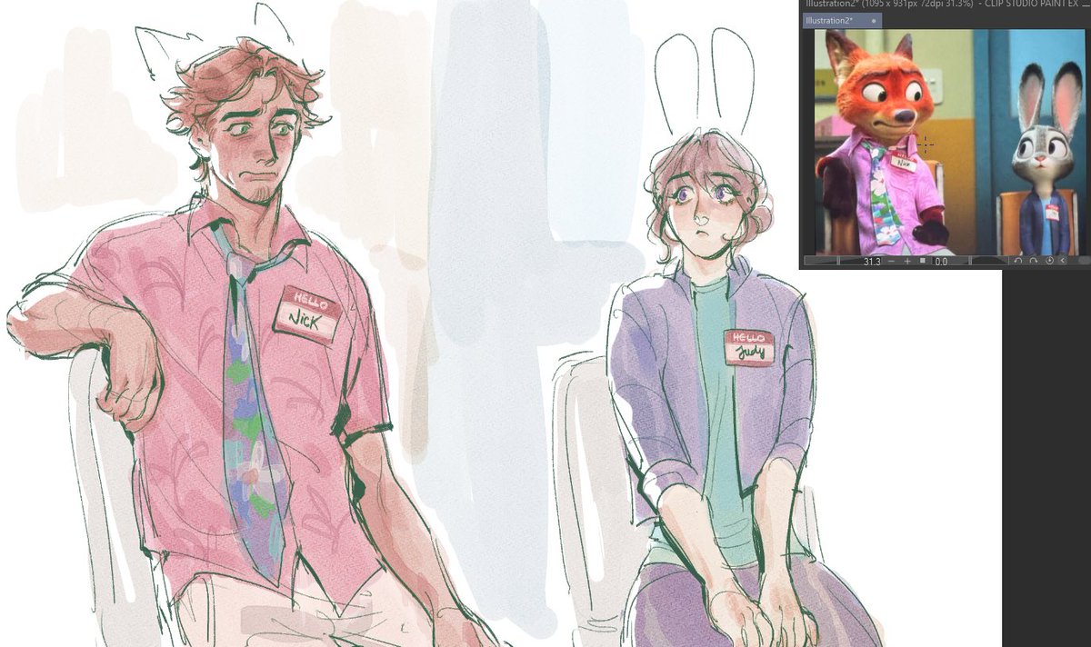 decollerriere's tweet image. And this was drawn back in new year’s eve i was lowkey insane thinking back #wildehopps