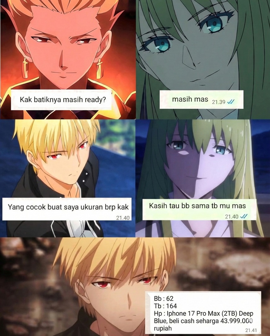 anfess_'s tweet image. -animeme
Pria kuning itu lagi, kebiasaan pamer mulu