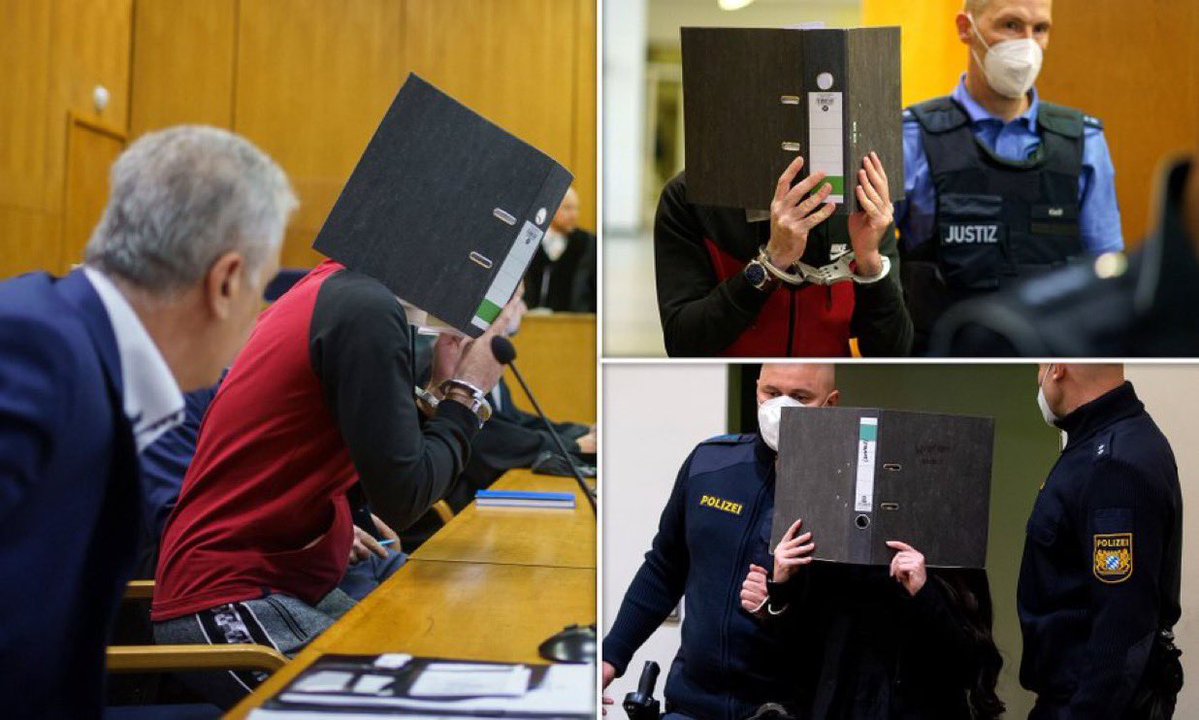 Yazidisto's tweet image. An Iraqi Muslim national passed out in a German court after hearing he was sentenced to life in prison. 

Taha Al-Jumailly, 29, was found guilty of crimes against humanity for chaining up a 5-year-old Yazidi girl in the sun and letting her die of thirst.

May he rot!