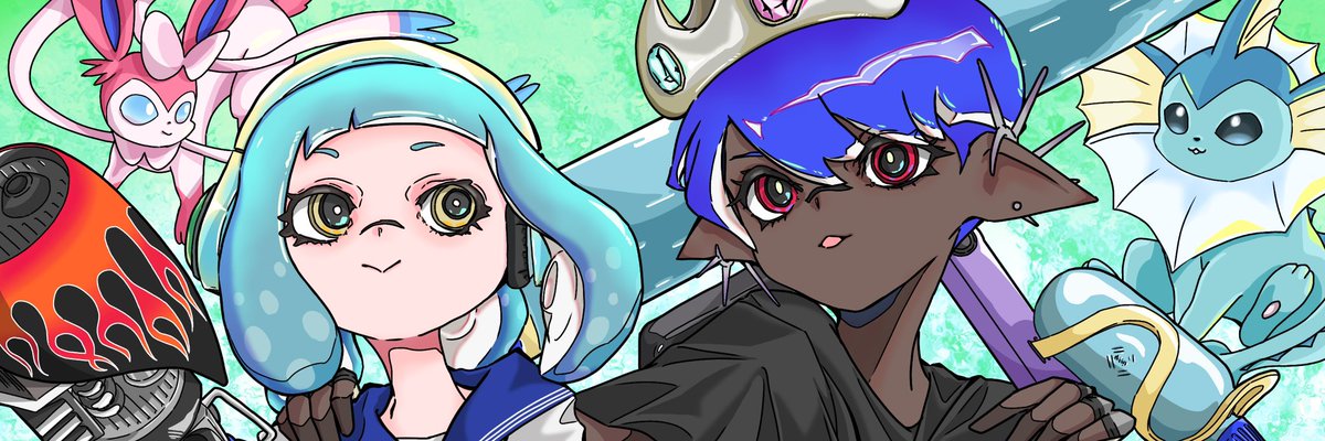 _nier0218's tweet photo. 以前描いたイラスト🎨
(バナーサイズ)

ポケモンといっしょ

#イラスト 
#スプラトゥーン絵描きさんと繋がりたい 
#スプライラスト 
#落書き
#ポケモン https://t.co/VF2hikYzpB