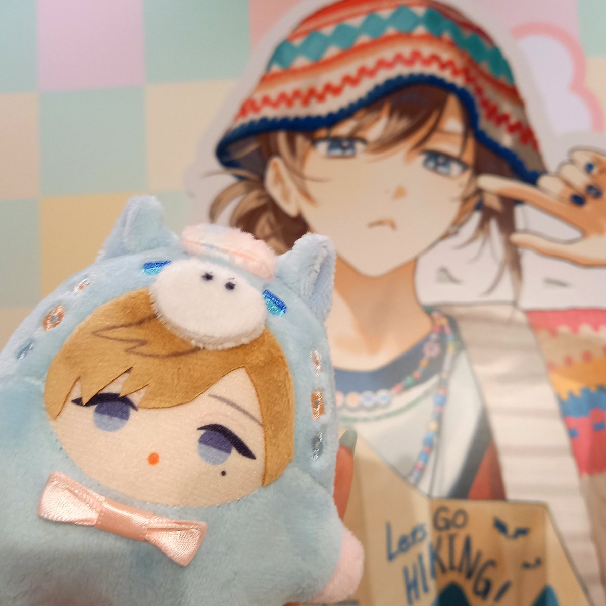 にじえとさんたちパネルのわさんたちとご対面🙌💞 #にじえと #くろのわ