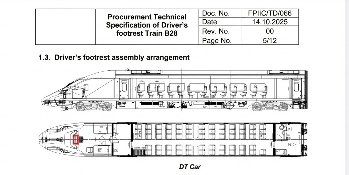 Siege4570's tweet photo. Vande Bharat 4.0 is coming and it’s a big leap forward for Indian Railways 🚄🇮🇳

🔹 To integrate Kavach 5.0, the next evolution of Bharat’s indigenous Automatic Train Protection system
🔹 Next-gen trainset with better seating, upgraded toilets, finer interiors & finer coach workmanship
🔹 Designed to set global benchmarks in performance, comfort & safety
🔹 Built with export potential, showcasing Bharat’s growing rail-tech capabilities
🔹 Future plans linked to dedicated high-speed corridors capable of supporting speeds of up to 350 kmph.

Targeted for rollout by 2027 (~18 months from Dec 2025)

▪️Likely the same trainset being developed by BEML as Train-B28 , an indigenously developed high-speed EMU with a 280 kmph max speed, positioned as the Vande Bharat 4.0 platform

#VandeBharat
