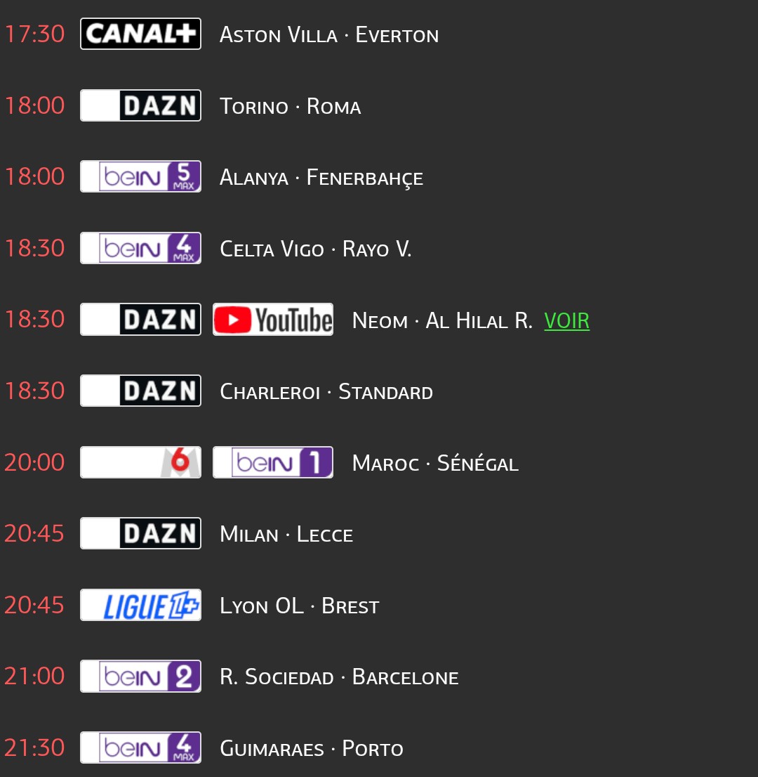 TrisInfoFoot's tweet photo. Le programme foot de ce Dimanche 18 janvier: #SerieA #ParmaGenoa #PFCOL #RCSAFCM #Ligue1McDonalds #PremierLeague #WOLNEW #BOLFIO #ATLALA #FCNPFC #SRFCHAC #AVFCEVE #TorinoRoma #CAN2025 #MARSEN #MilanLecce #OLSB29 https://t.co/pTdhQm5fyX