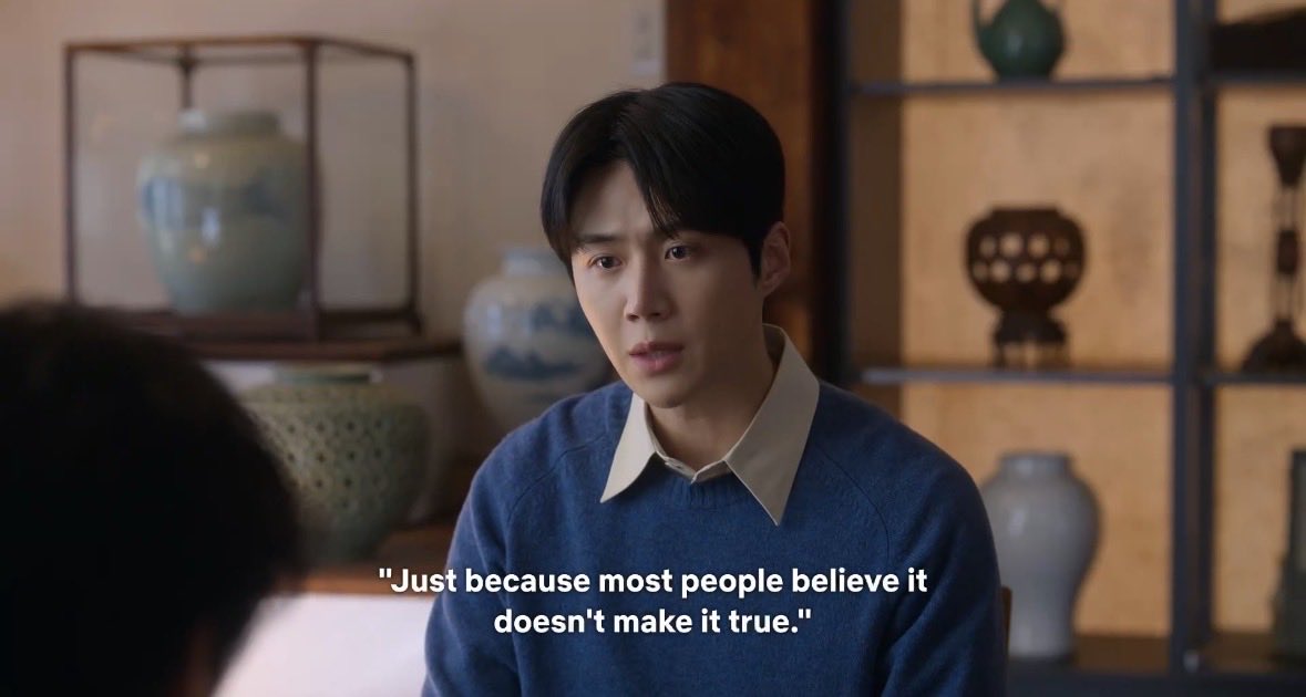 seonho_myhihyu's tweet photo. “Just because most people believe it doesn’t make it true. Truth is not decided by a majority vote”

- Joo Hojin, 2026 

#CanThisLoveBeTranslated https://t.co/k5ilG0ZQAK