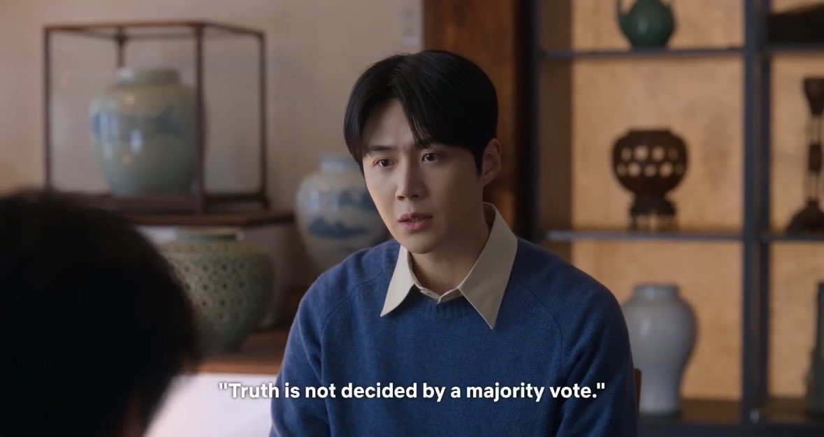 seonho_myhihyu's tweet photo. “Just because most people believe it doesn’t make it true. Truth is not decided by a majority vote”

- Joo Hojin, 2026 

#CanThisLoveBeTranslated https://t.co/k5ilG0ZQAK