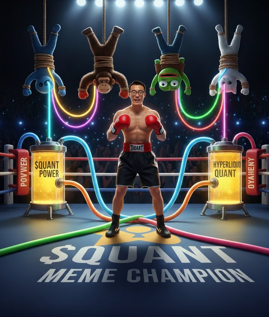 My entry $QUANT meme contest!
$HYPE x $PUMP = $QUANT <a href="/TheTrueQuant/">TheTrueQuant</a> 
#CryptoGiveaway #MemeContest