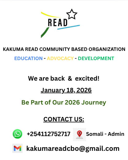 KAKUMA READ Community Based Organization (CBO) tweet media