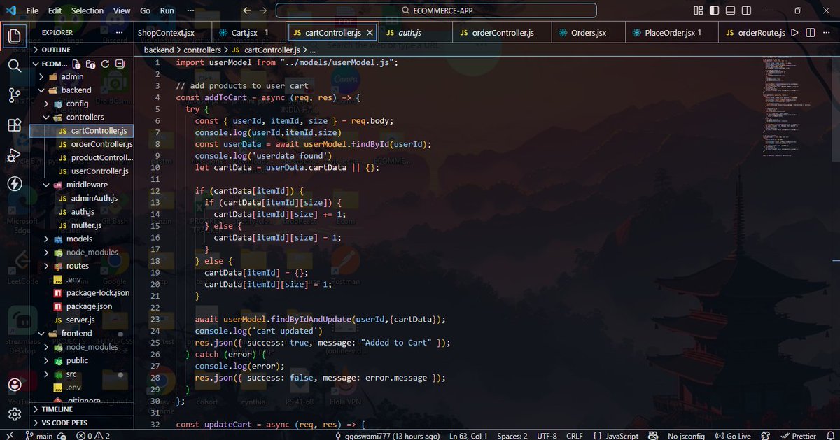 gauravnickk777's tweet image. GM EVERYONE ☀️

DSA revision 💻
Fruits Into Baskets 🧺
Longest Consecutive Sequence with Replacement
Japanese vocab practice 🇯🇵 — 1 hour
Worked a lot on the e-commerce site 🛒 — might complete it in 1–2 days 👀🔥
#DSA #LeetCode #SlidingWindow #FullStackDev #Ecommerce