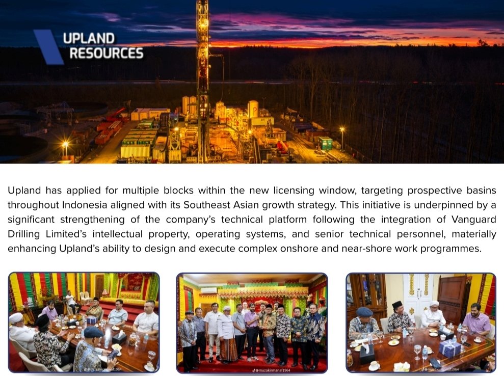 What makes 2026 the TRANSFORMATIONAL year for <a href="/Uplandtweets/">Upland Resources</a>:

✅️ Lost Soldier first gas production 6Tcf
✅️ Profit share
✅️ Indonesia licene
✅️ Brunei licence
✅️ Sarawak licence 
✅️ UBDS regional hub

🔥 "developments which have been years in the making"🔥 

#UPL