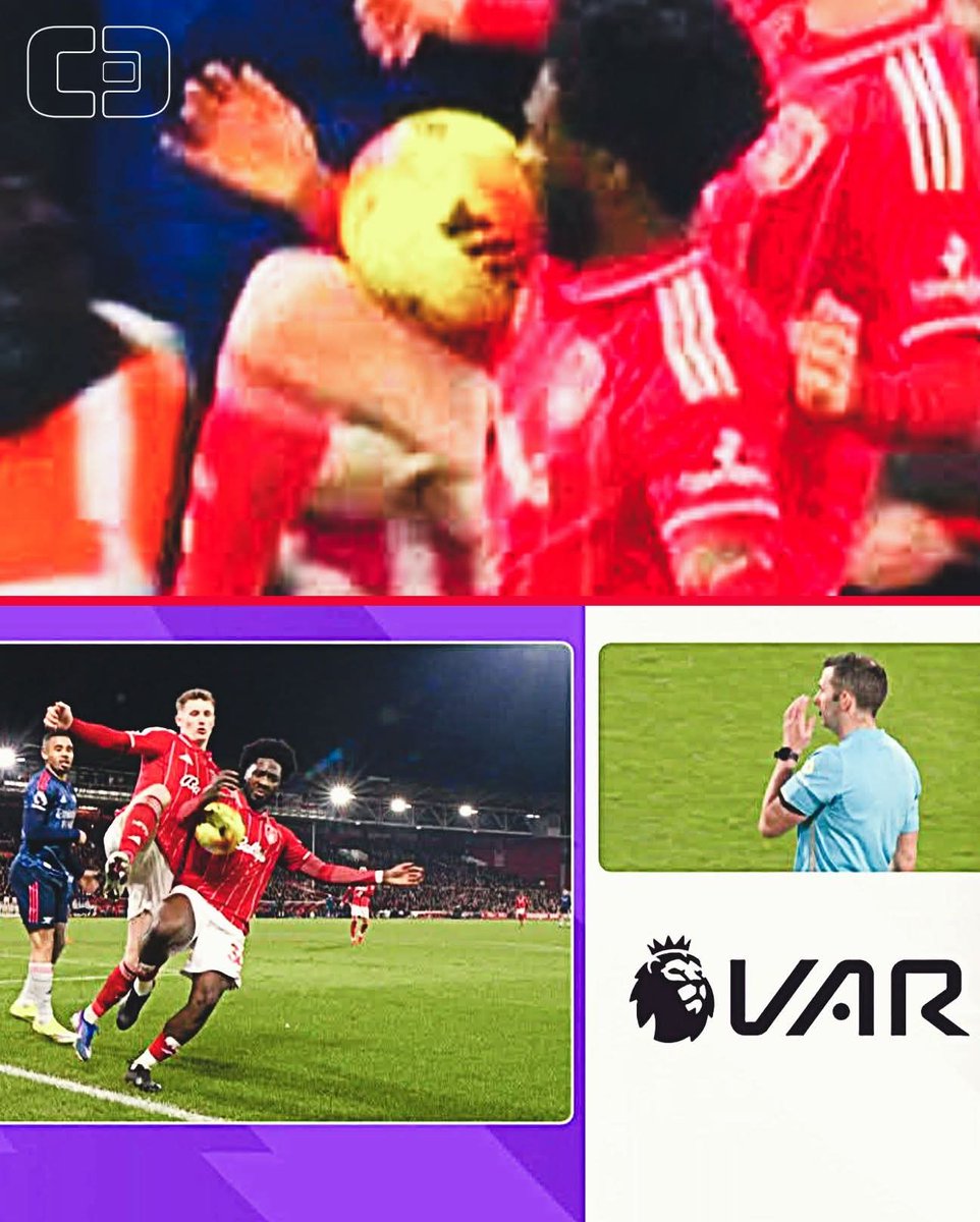 AMTanimu's tweet image. Ola's hand was in its natural position, a VAR decision when it involves Arsenal, but apparently without VAR review, it would be deemed a penalty if another team was involved. #NFOARS