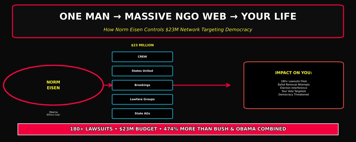 NGO's Run Your Life: NORM EISEN AND THE $23 MILLION LAWFARE MACHINE