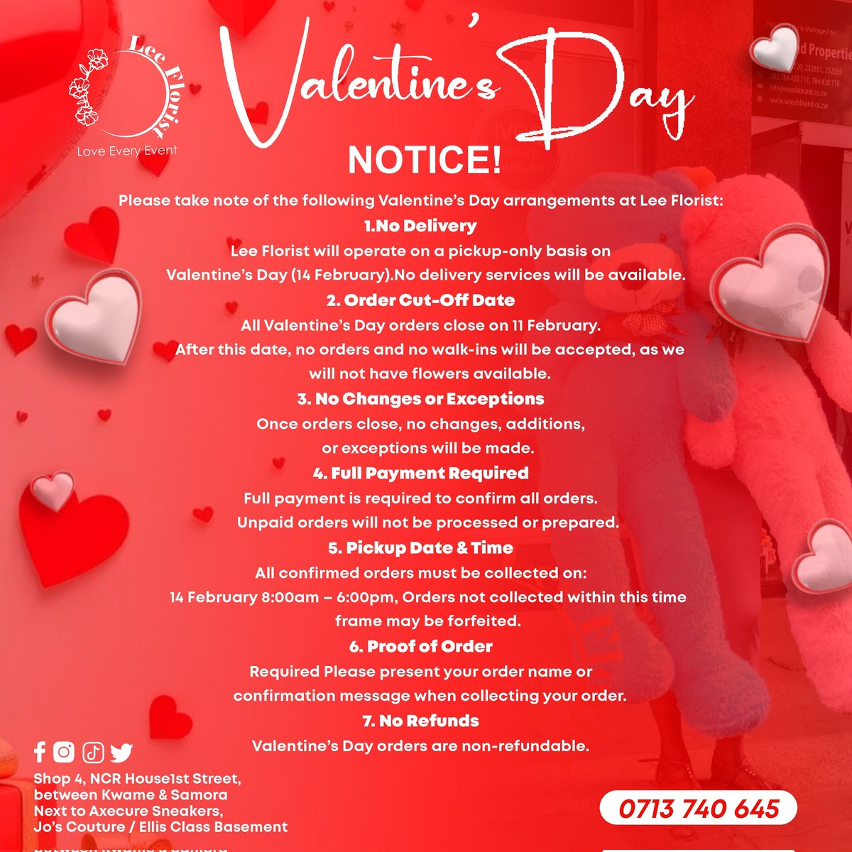 Lee Florist tweet media