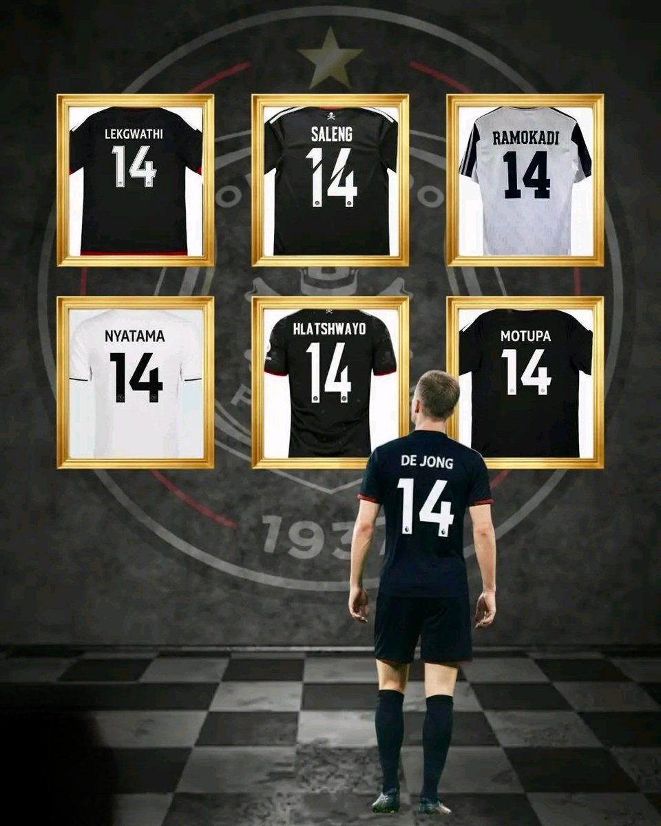 𝐍𝐮𝐦𝐛𝐞𝐫 1️⃣4️⃣

Orlando Pirates 🇿🇦 January transfer window marquee signing Andre De Jong 🇳🇿 will don the 14 shirt that has some reputable football heritage behind it