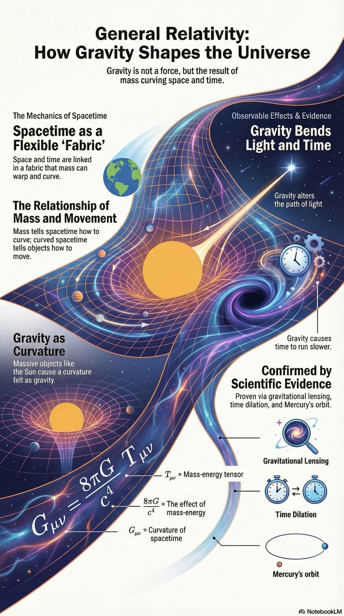 konstructivizm's tweet image. General Relativity: How Gravity Shapes the Universe