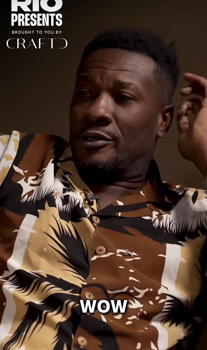 TouchlineX's tweet image. 🚨🗣️ Asamoah Gyan: "I am a big Manchester United fan. Back in the day, I used to sit on the floor to watch them on TV."