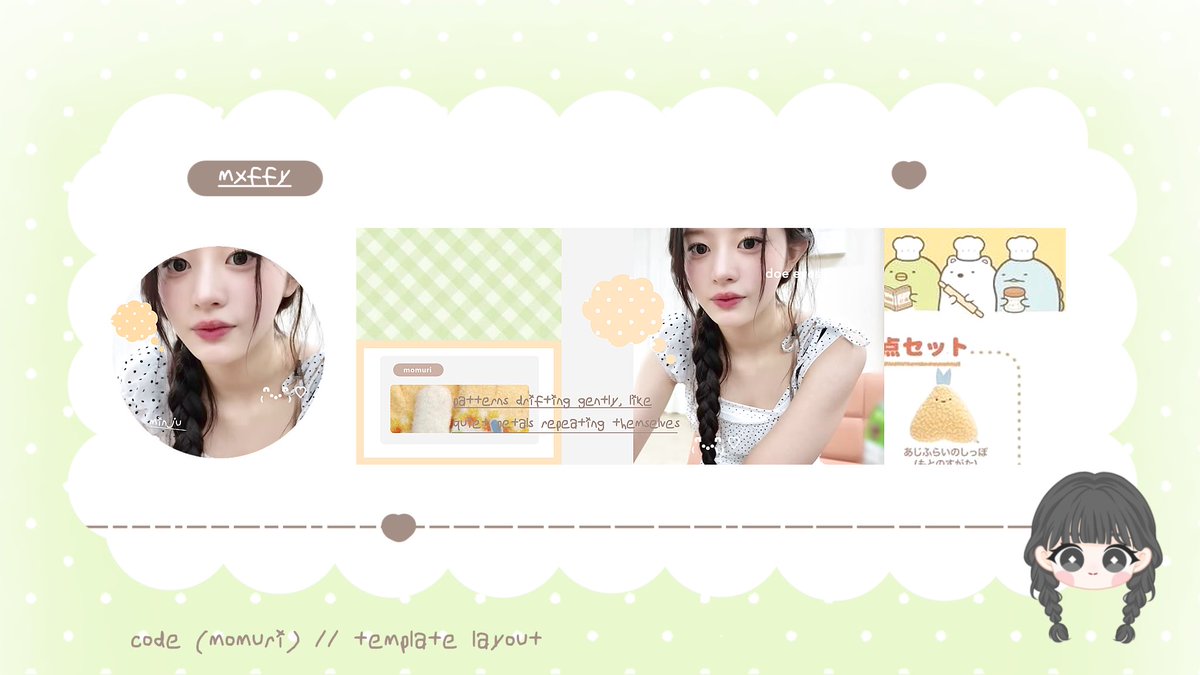 he2heart's tweet image. template layout “momuri”dan “hikurumi” sudah bisa dibawa pulang ya! silahkan dm miffy atau klik tele miffy buat jajan ♡

#zonauang