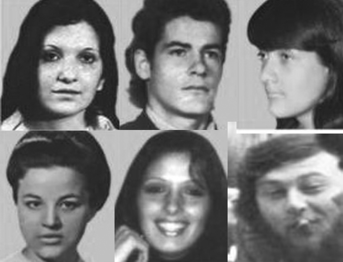 ANPIRomaPosti's tweet photo. Il #23gennaio 1977 sei studenti universitari:
#SilviaSomoza,#HectorFluxà,#MonicaWoelflin,#NadiaDoria,#GladysHiriburu e #LuisUlmansky furono uccisi come rappresaglia per la fuga di un detenuto, presso i magazzini situati nell'ex via #Ayolas e #Cafferata, a #Rosario (#Argentina). https://t.co/jAVoXnbrZE
