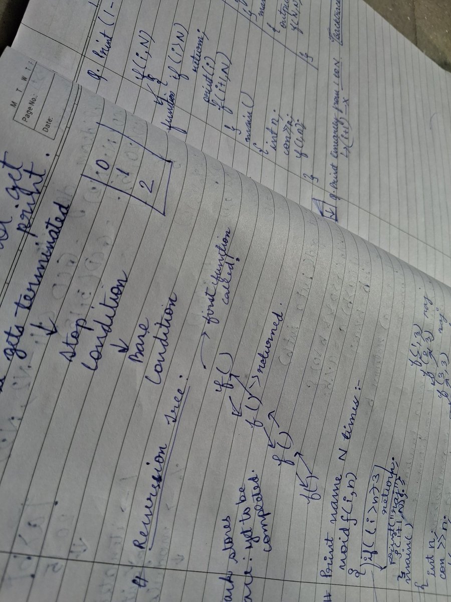 CreativeGracey's tweet photo. #AI is moving fast but for a BTech Student, **progress** feels slow!
Know why 👇
#DSA isn’t moving fast for me, but it’s moving forward.
Finished @striver_79's Recursion video — paused, rewound, took notes.
Any tips?
Do share
#100DaysOfCode #DSAJourney #TechTwitter #StriverDSA https://t.co/5cb5XFH5H6