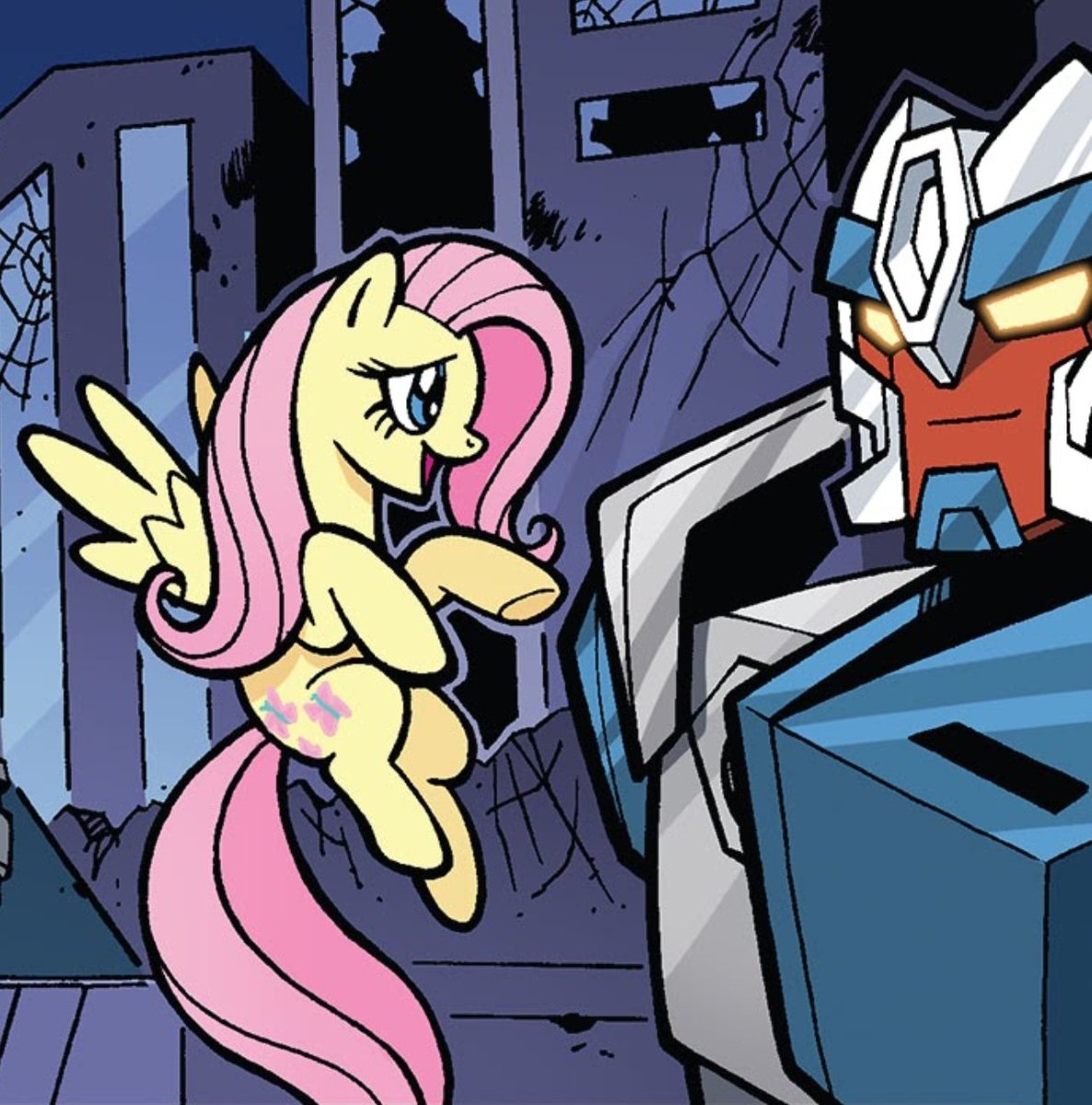 Flora88Ng's tweet image. #Transformers #mlp
The quietly developed friendship between Fluttershy and Breakdown is very precious to me 💕