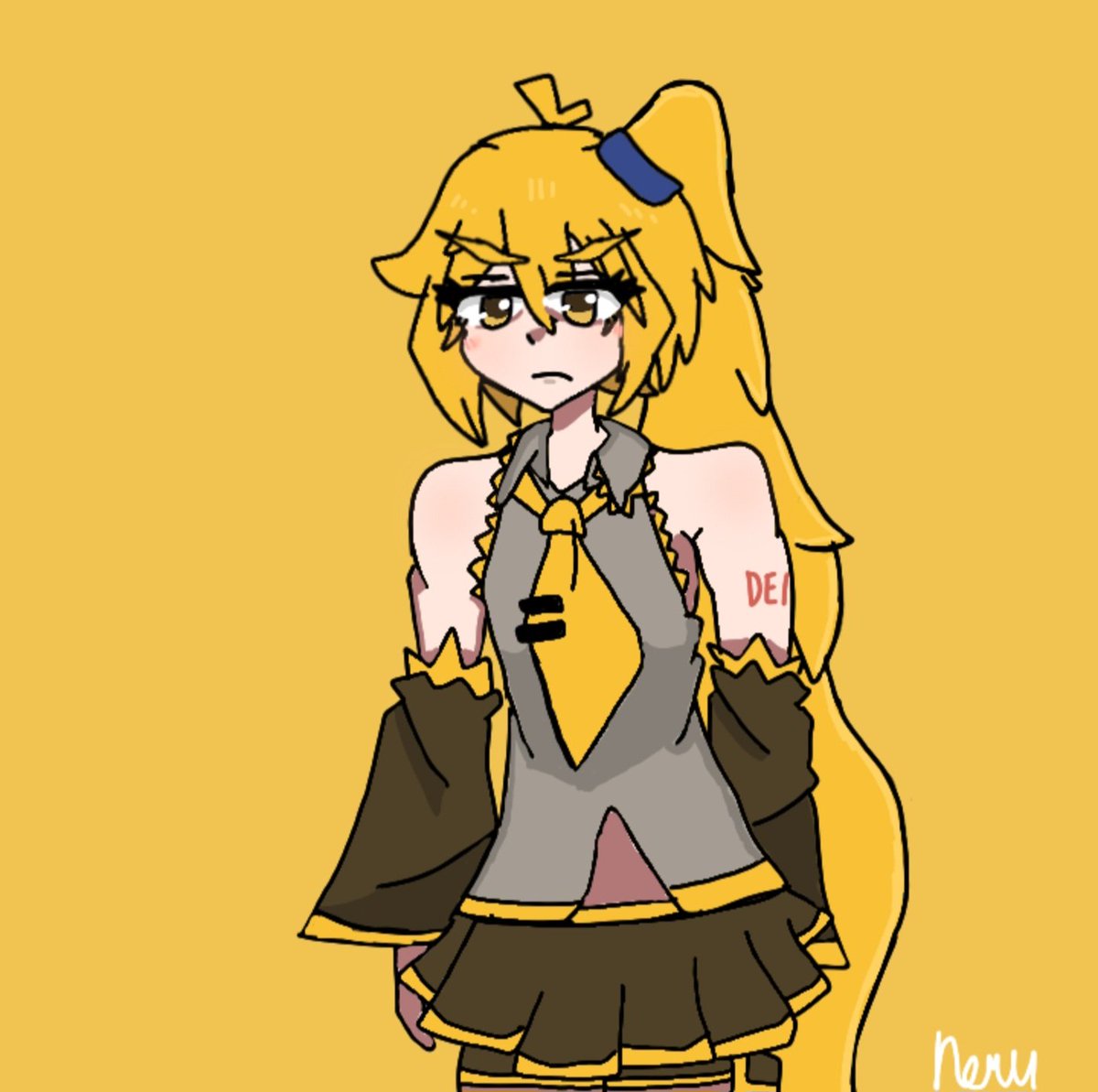 MikuMindControl's tweet image. Akita Neru #亞北ネル #akitaneru #fanloid #artwork