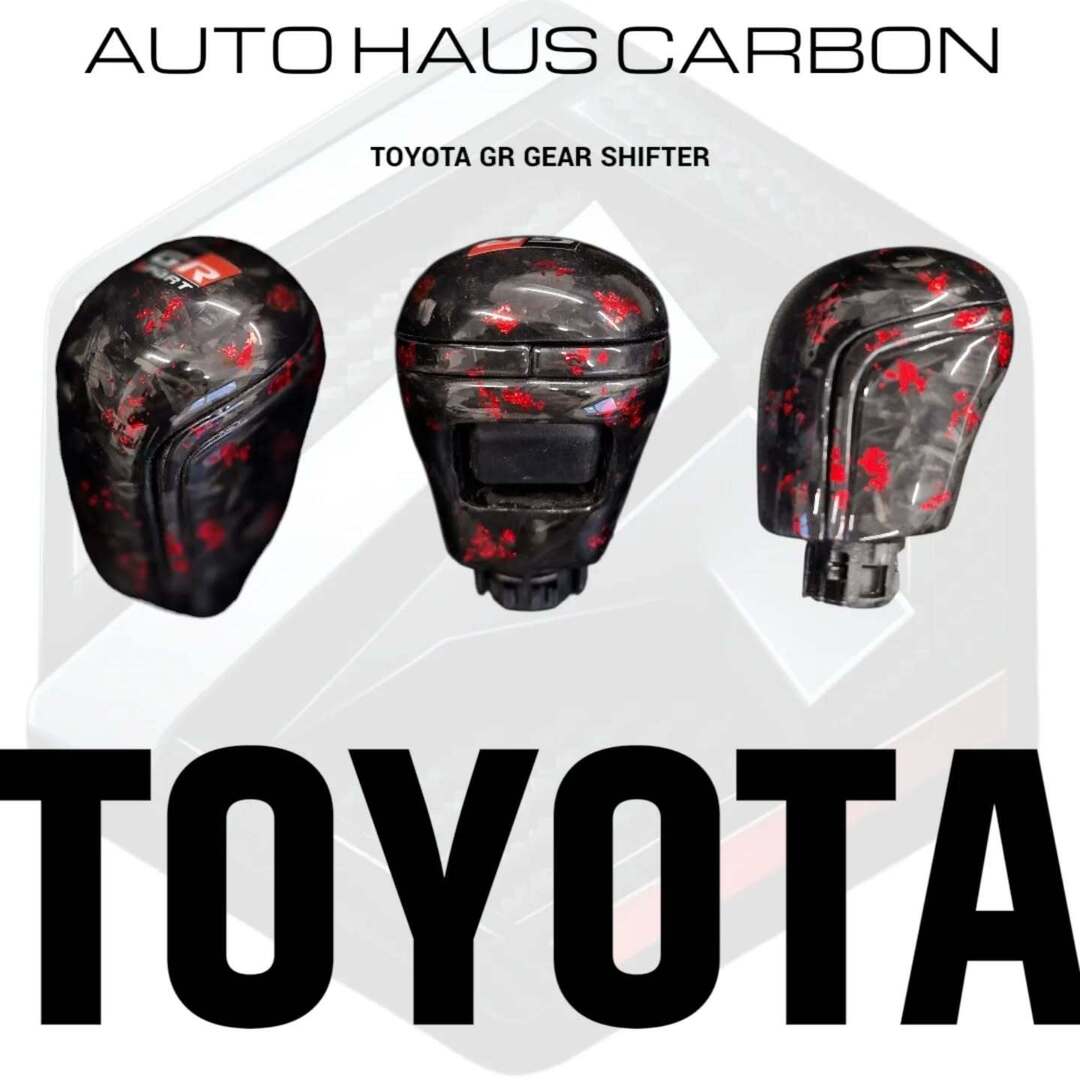 Toyota GR Forged Red Carbon Gear Shifter 💥 DM fir Info ℹ️

#toyotagr #corolla #gazooracing #carbonfibre #custommade 

🫆 Custom-Built Steering Wheels to your Specifications 
Huge Range of Carbon Fibre, Leather or Alcantara Colours, Styles &amp; Finishes Ava… instagr.am/p/DTpT08YDDtO/