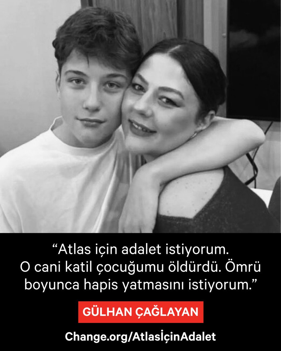 15 yaşındaki bir şahıs tarafından öldürülen 17 yaşındaki Atlas Çağlayan'ın annesi Gülhan Çağlayan:

"Önce Mattia Ahmet sonra benim yavrum, Atlas'ımı katlettiler. Bundan sonra başka çocuklar zarar görmesin."

Zeynep Polat, cinayet işleyen çocuklara daha ciddi cezalar verilmesi