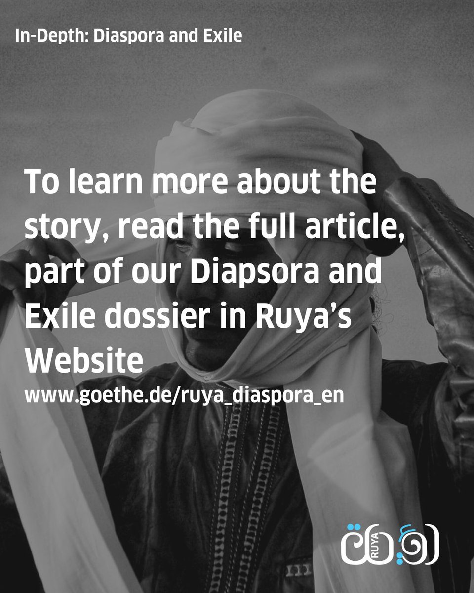 "In Germany, many doors close before a window opens. I see living here as a phase of my life, with a clear beginning and an uncertain end." A personal essay by Tuareg artist Moussa Mbarek. You can read the full story through the link: goethe.de/prj/ruy/en/dos…