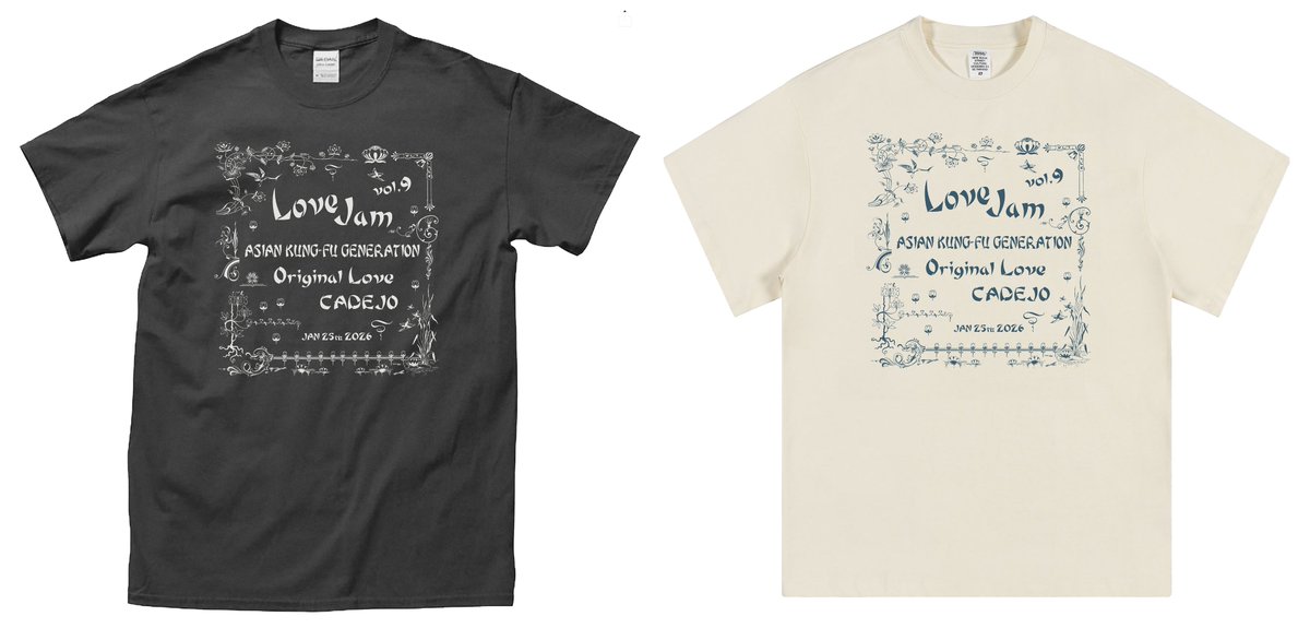 オフィシャルグッズ】 「Original Love Presents Love Jam Vol.9」 T