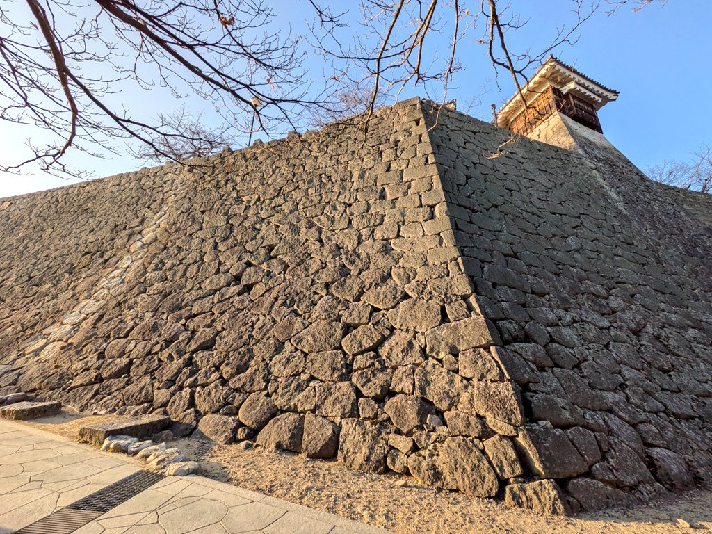 何度見ても ますます美しく感じる✨️上がってきたけどロープウェイ終わりまで30分、息切れする〜〜😵 #松山城