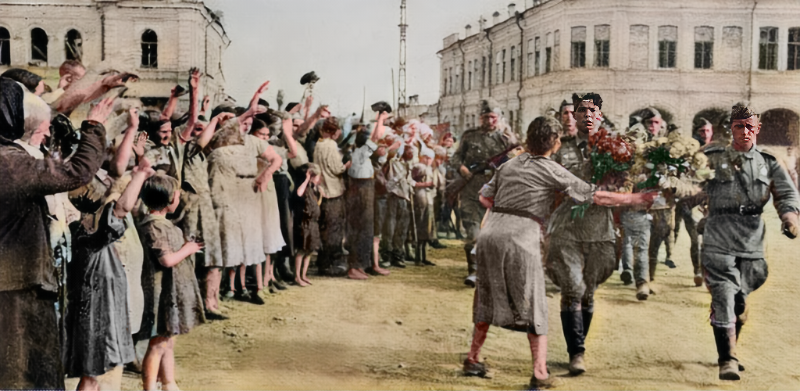DaniMayakovski's tweet image. El 17 de enero de 1945, el Ejército Rojo liberaba la ciudad de Varsovia de las garras del monstruo nazi, más de 200.000 soldados soviéticos dieron su vida en esta ofensiva por liberar la capital polaca.

La Varsovia que encontraron los soviéticos estaba casi totalmente destruida,…