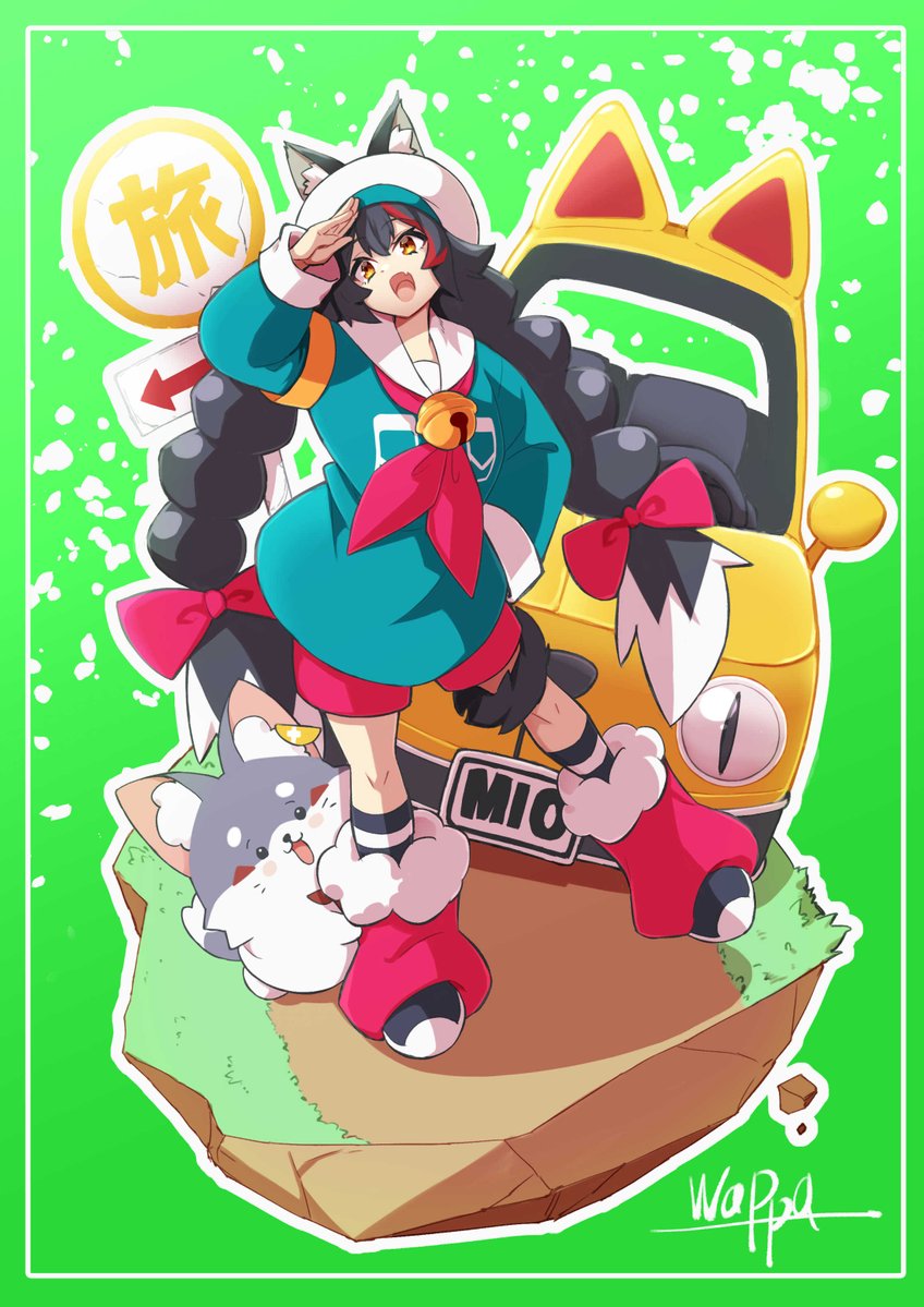 wappa0930rapa's tweet image. ミオしゃのドッタバッタ珍道中！の衣装デザインシンプルだけどめちゃかわで好き好きの好き！ #みおーん絵