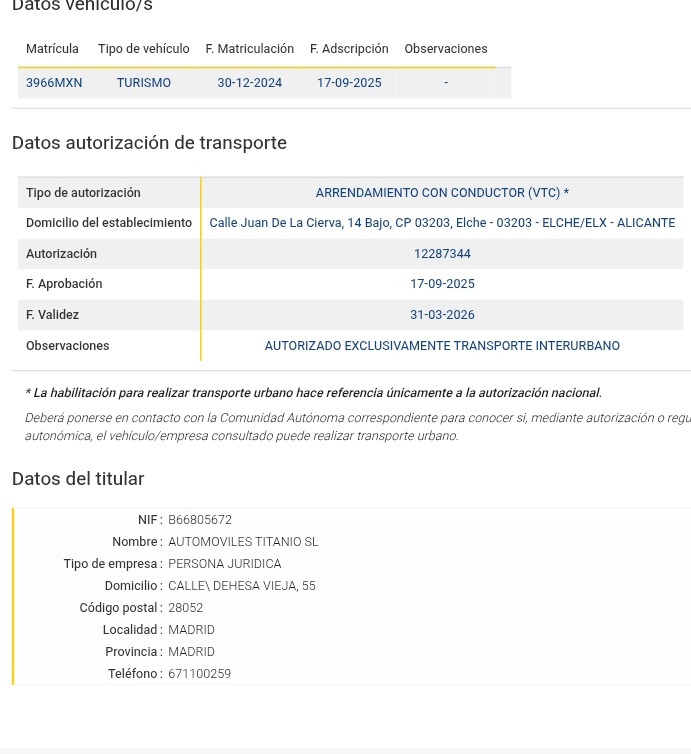 #BuenosDías y #FelizDomingo está #VtcNoEsTaxi de #Alicante de una empresa de #Madrid trabajando #jodidamente ilegal en #Valencia y <a href="/GVAMediAmbient/">M.Ambient Infraestructures Territori i Recuperació</a> <a href="/generalitat/">Generalitat</a> <a href="/policialocalvlc/">PoliciaLocalValència</a> sin hacer, sin decir, sin controlar. Esto es dejación de funciones???