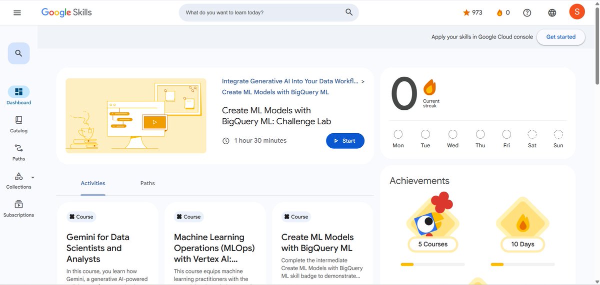 911altamash566's tweet photo. Just enrolled in Google Arcade Ready to level up with interactive courses, hands-on challenges, and fun games that actually teach real skills. Learning doesn’t have to be boring. #GoogleArcade #LearnByPlaying #TechSkills https://t.co/IU3cXrYgnB