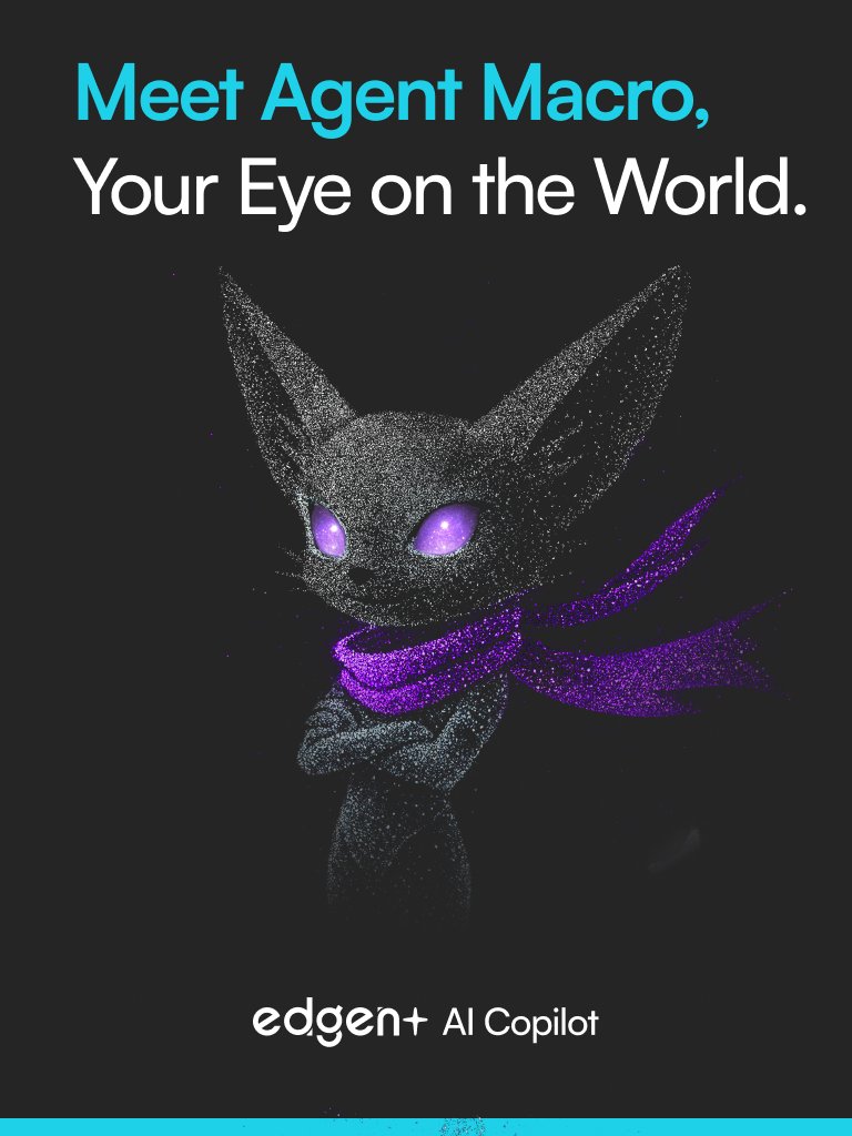 [ONE DAY, ONE AGENT: MACRO 🌍]

markets don’t move isolated in a vacuum.
they often move because the world does.

rates, inflation, policy, geopolitics: they still take investors by surprise because they are blind about it.

that’s where Agent Macro comes in 🧵