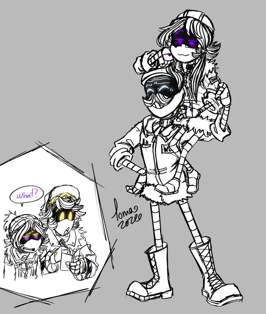 Khori Week Day 6 - Veteran Couple
Nori and Khan seem like that older couple that would often give unsolicited, and most likely out-dated, relationship advice much to Uzi's confusion.
#murderdrones #KhoriWeek2026