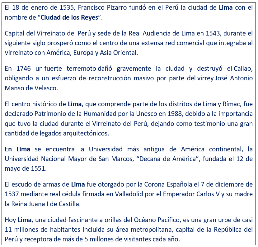 javierleoncio49's tweet photo. El 18 de enero de 1535, hoy hace 491 años, Francisco Pizarro fundó la ciudad de Lima en Perú, con el nombre de “Ciudad de los Reyes”. @MuniLima,@udelima,@limantigua,@Peru_Noticias,@peruenlanoticia,@elcomercio_peru,@SEEP_TV_PERU,@PeruEnEspana,@EmbajadaEspPeru,#Lima, #Perú https://t.co/ybsrwrR4qQ