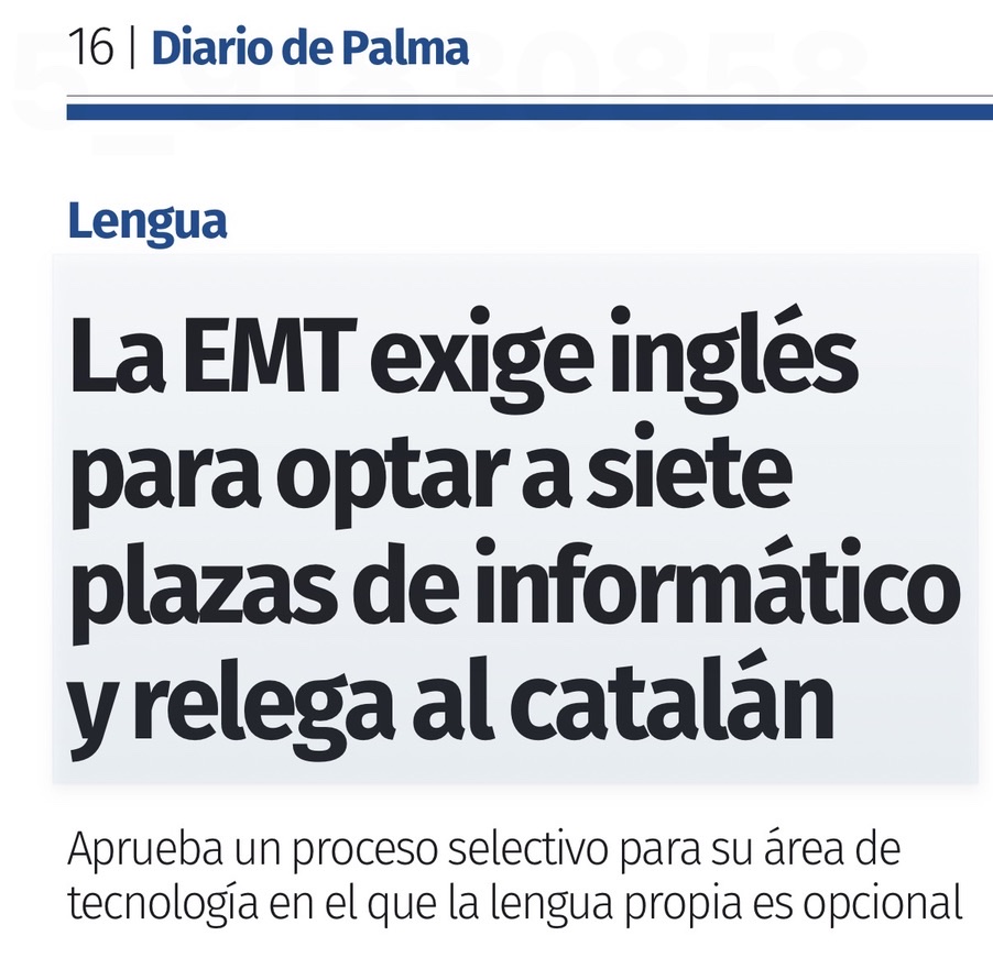 La pregunta (retòrica) és: per quin motiu odien tant a la nostra llengua, i, de retruc, a tots els que la parlam?
