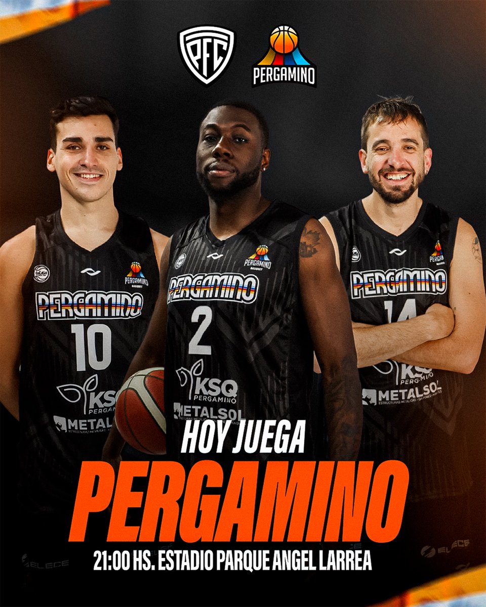 Esta noche nos enfrentamos a Pico F.C. en el Parque Ángel Larrea, por una nueva jornada de la @ligaargbasquet 💪🏻🧡

🆚 Pico FC
📆 Hoy I 21:00 hs.
🏟️ Parque Angel Larrea 
🎥 Transmite <a href="/basquetpass_arg/">Basquet Pass Argentina</a>
