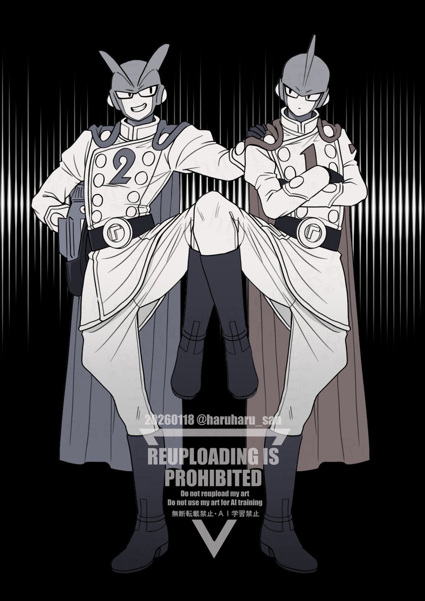 ガンマにはシンメトリーっぽいポーズをとってほしい欲と全く別なポーズをとって欲しい欲がぶつかる