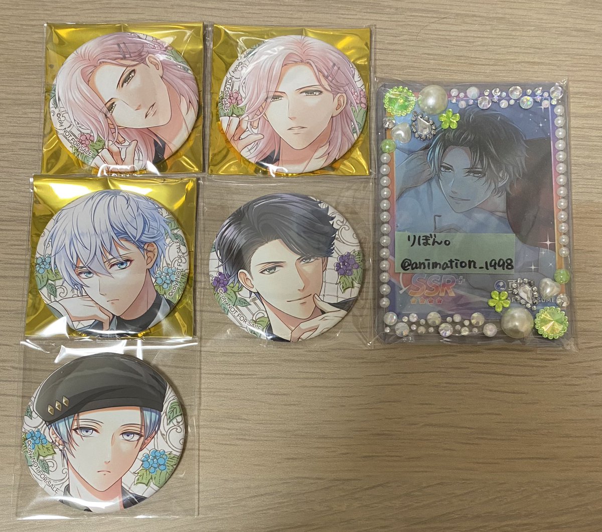 交換/譲渡】 スタマイ AGF 特典 缶バッジ 譲▶︎由井2・新堂・*カナメ